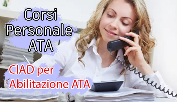 Corsi personale ATA: Certificazioni Informatiche; Dattilografia; OSA (corsi regionali); OPI (corsi regionali); OAH (corsi regionali); CIAD (certificazione intern. alfabetizzazione digitale)